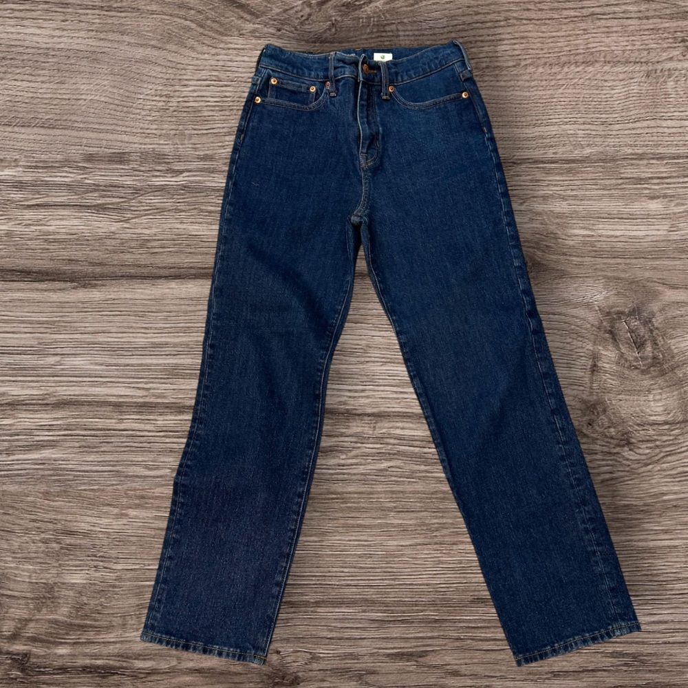 J Crew 90’s Classic Straight fit Jean in rinse wash- New without tags